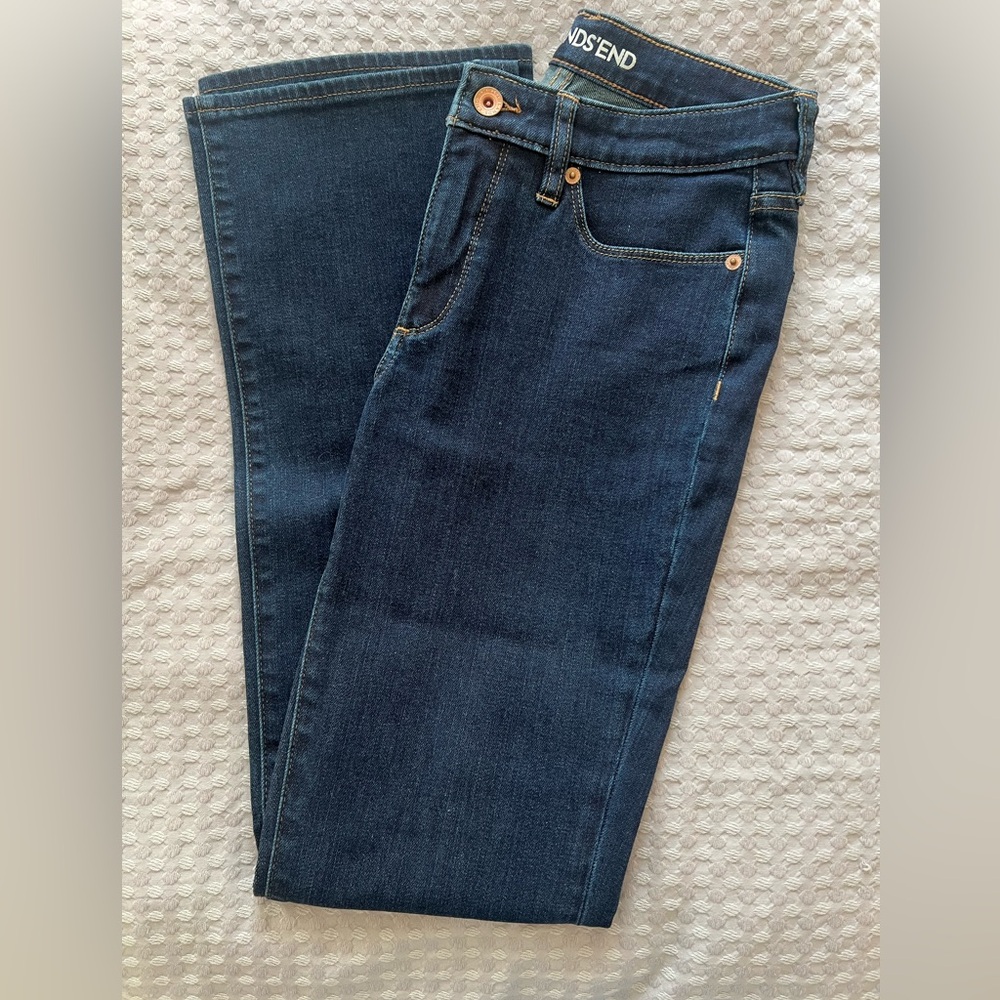 Lands' End Boot Cut Denim Jeans